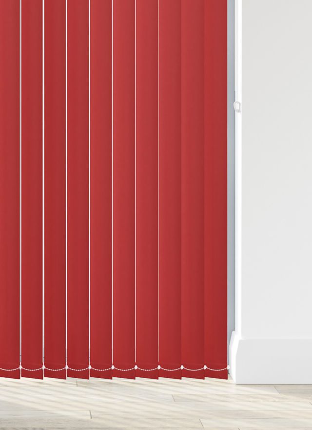 Amor Crimson Rose Vertical Blind