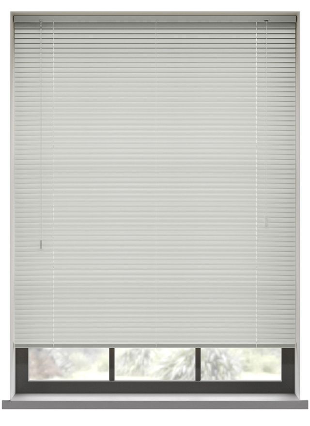 Satin Pure White Aluminium Venetian