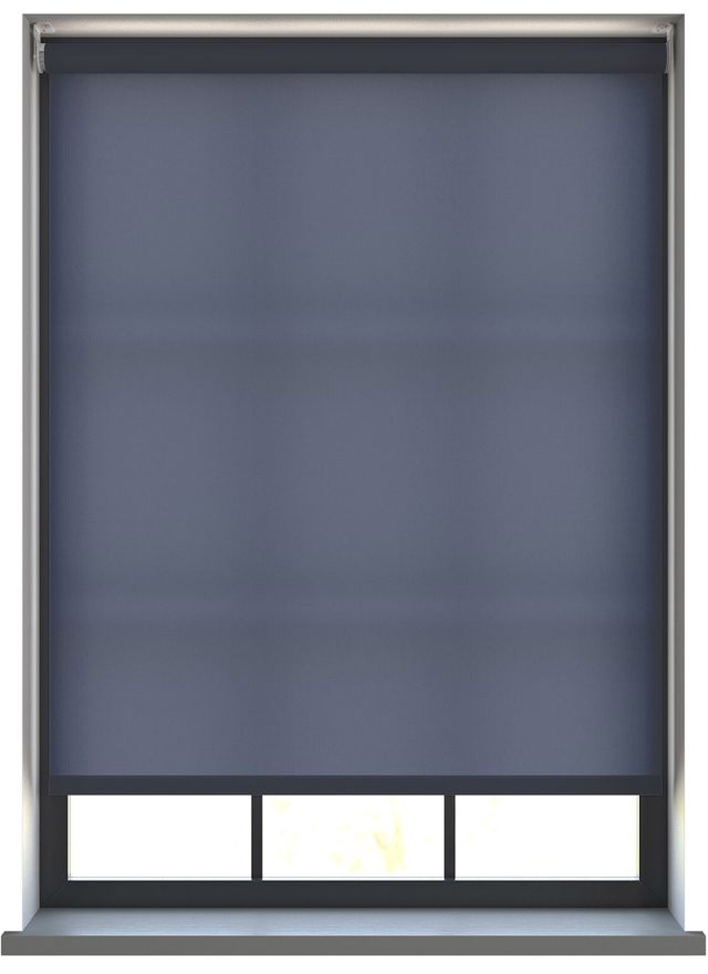 Burst Royal Blue - Electric Roller Blind