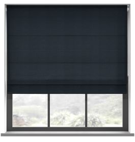Our Speckle Dragon Scale Roman blind in the kitchen window.