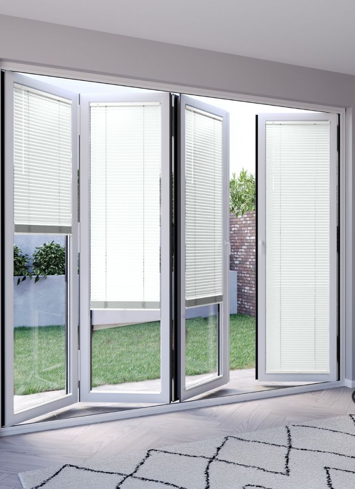 Cotton White Clic Fit Aluminium Blind