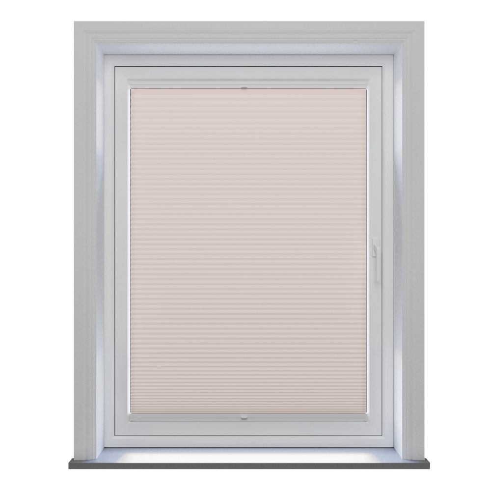 Pleated Beige Stick Fit