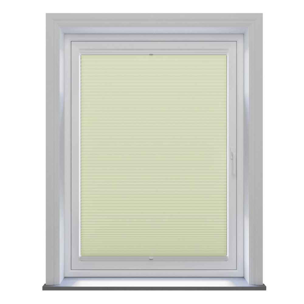 Pleated Light Green Stick Fit