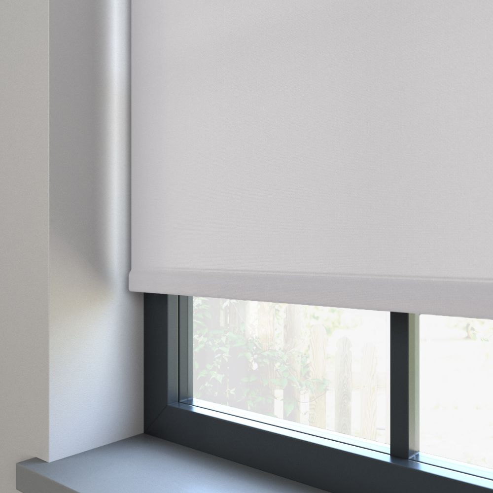 Burst Soft Grey Roller Blind