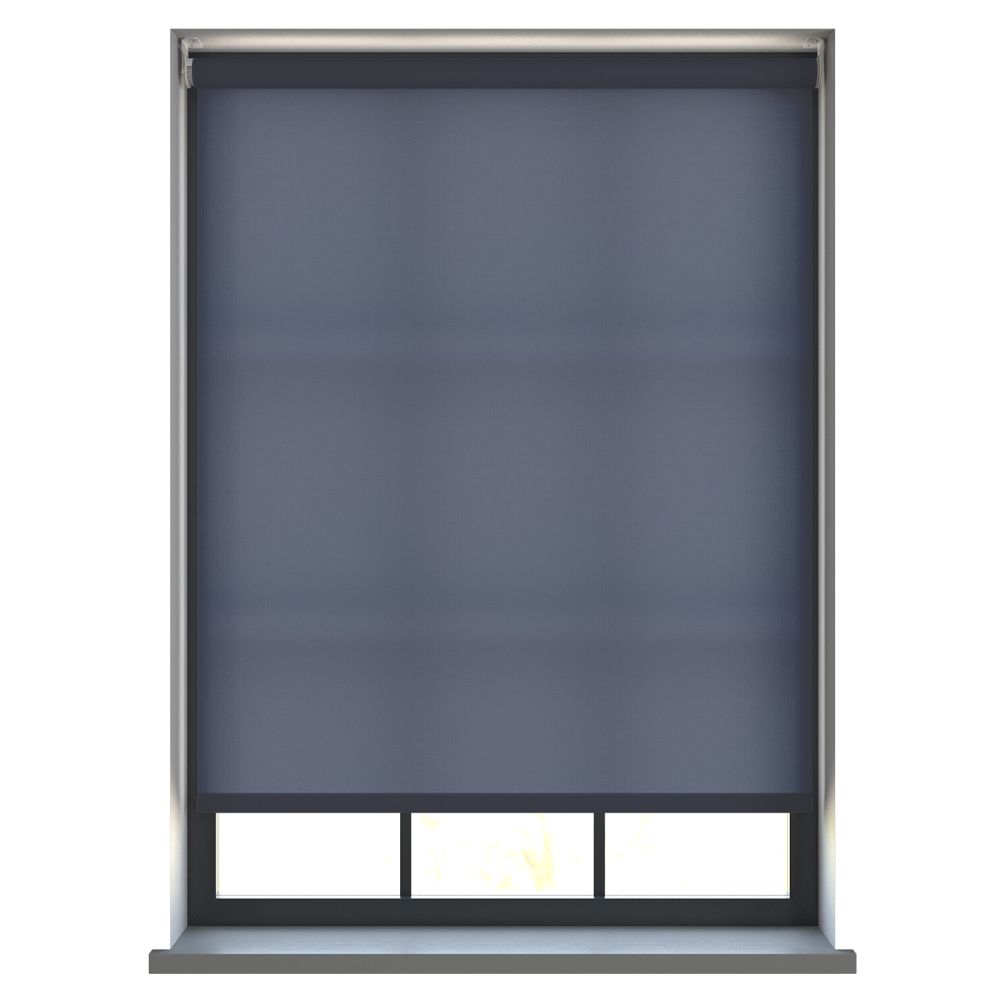 Burst Royal Blue - Electric Roller Blind