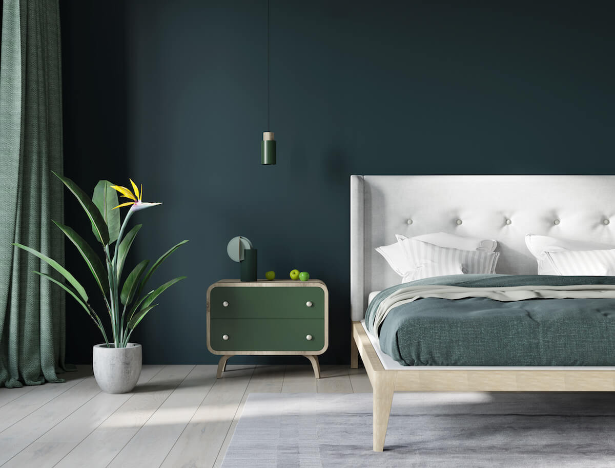 Art deco design for bedroom